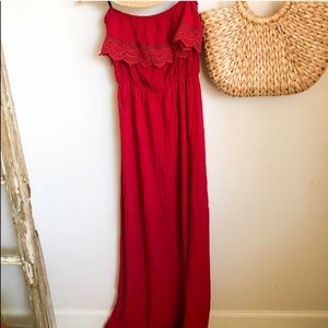 Gorgeous red maxi dress